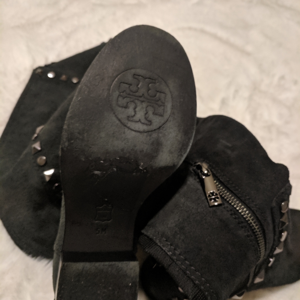 Tory Burch Rhett Over the Knee suede studded boots - Picture 8 of 8